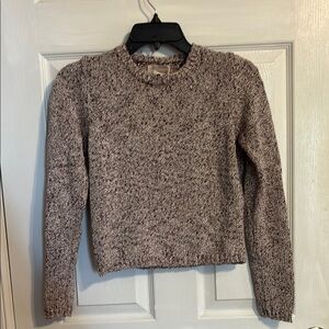 Cozy Knit Purple Sweater